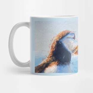 Puffin in close up Mug